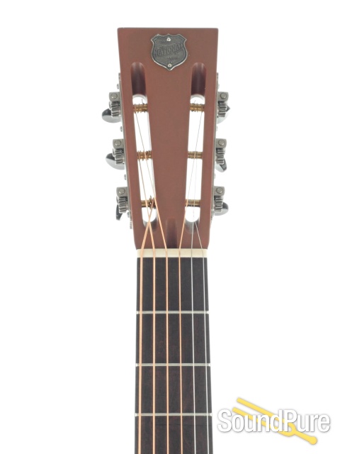 National Raw 12 Fret Brass Resonator Guitar #24926 — image 8