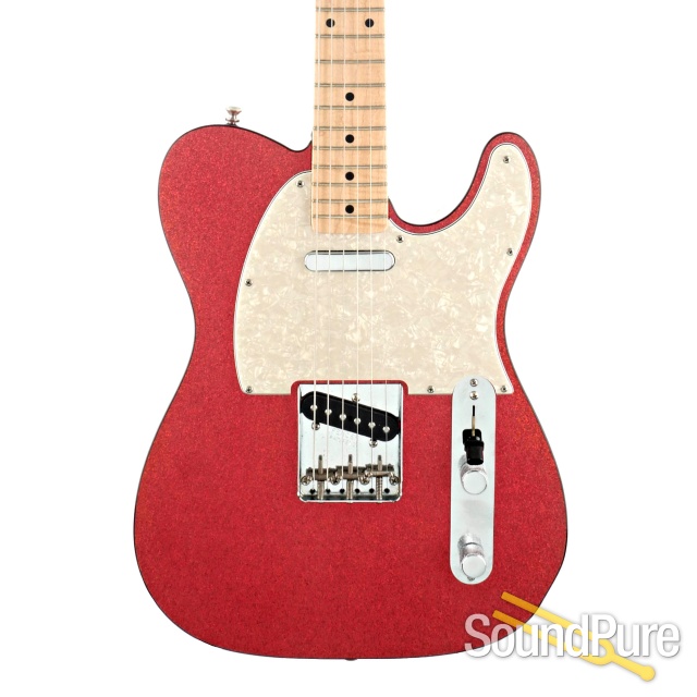Fender CS Red Sparkle Telecaster Guitar #CN96185 - Used — image 1