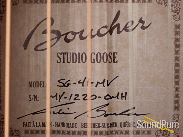 Boucher SG-41-MV Mahogany OMH Guitar #MY-1220-OMH — image 7