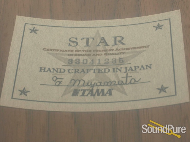 Tama 3pc Star Walnut Drum Set -Dark Mocha Walnut — image 5