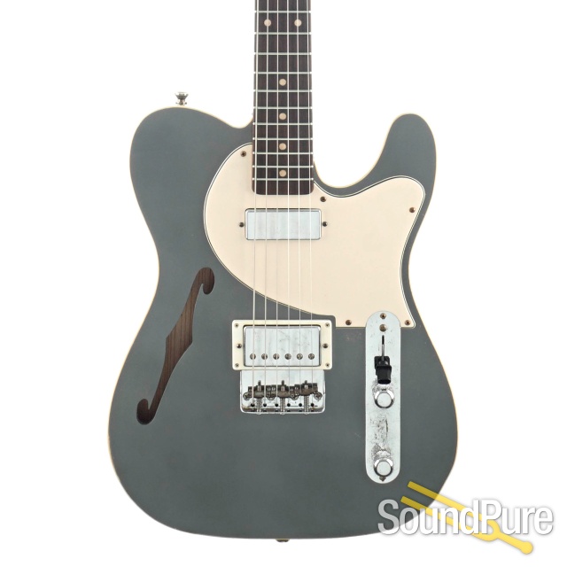 Mario T-Beast Hollow Hybrid Charcoal Frost Guitar #723842 — image 1