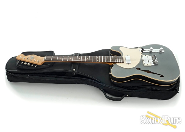 Mario T-Beast Hollow Hybrid Charcoal Frost Guitar #723842 — image 4