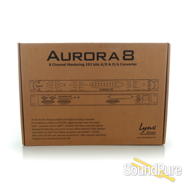 Lynx Aurora 8 D/A and A/D Converter w/ LT-HD Card - Used — image 2