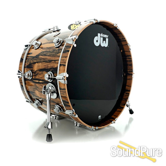 DW 3pc Collectors Exotic Series Maple Drum Set-Royal Ebony — image 2
