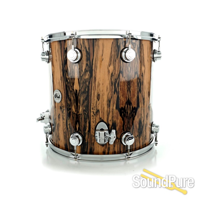 DW 3pc Collectors Exotic Series Maple Drum Set-Royal Ebony — image 4