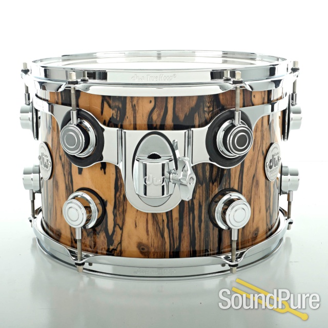 DW 3pc Collectors Exotic Series Maple Drum Set-Royal Ebony — image 6