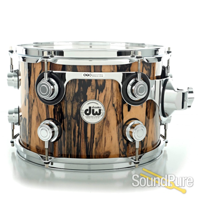 DW 3pc Collectors Exotic Series Maple Drum Set-Royal Ebony — image 7