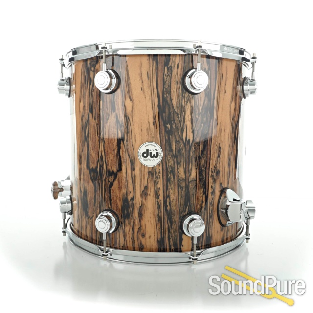 DW 3pc Collectors Exotic Series Maple Drum Set-Royal Ebony — image 9