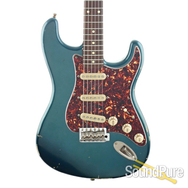 K-Line Springfield Lake Placid Blue Guitar #590186 - Used — image 1