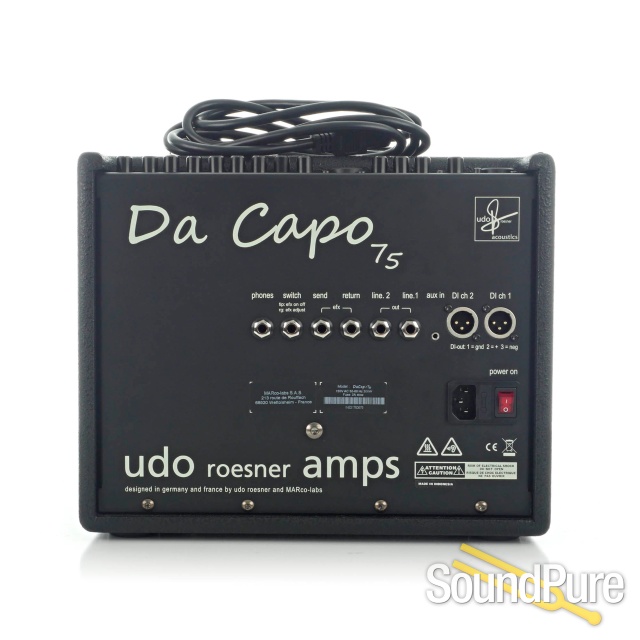 Udo Roesner Amps Da Capo 75 Combo Amplifier - Used — image 3