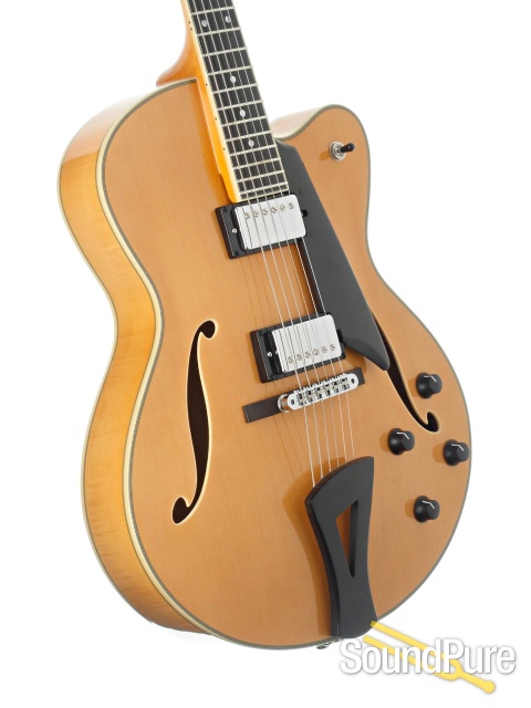 Comins GCS-16-2 Vintage Blonde Archtop Guitar #218079 — image 2