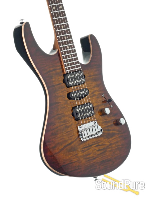 Suhr Modern Black/Bengal Burst Electric Guitar #68907 — image 2
