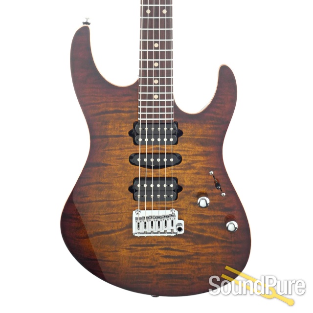 Suhr Modern Black/Bengal Burst Electric Guitar #68907 — image 1