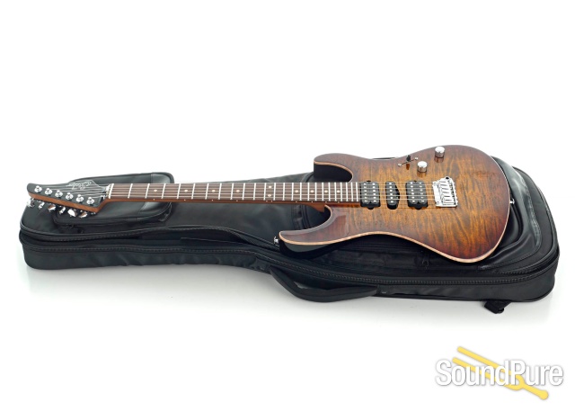 Suhr Modern Black/Bengal Burst Electric Guitar #68907 — image 4