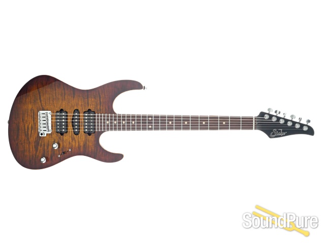 Suhr Modern Black/Bengal Burst Electric Guitar #68907 — image 8
