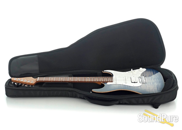 Suhr Standard Plus Trans Whale Blue Burst Guitar #68922 — image 4