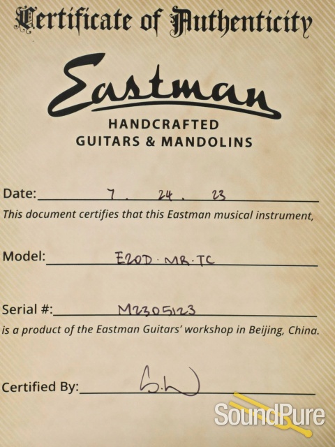 Eastman E20D-MR-TC Acoustic Guitar #M2305123 — image 2
