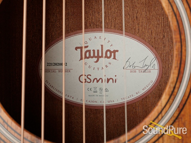 Taylor GS Mini-E Koa Acoustic Guitar #2212020092 - Used — image 8