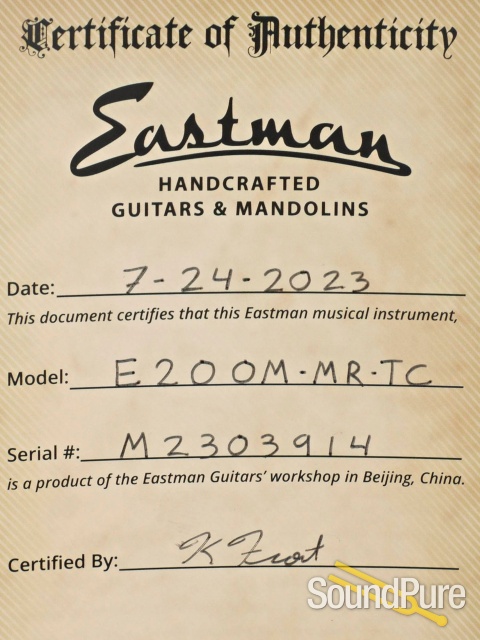 Eastman E20OM-MR-TC Acoustic Guitar #M2303914 — image 5