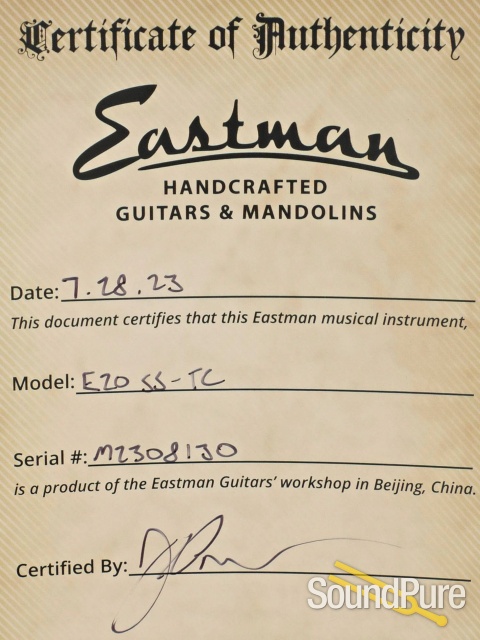 Eastman E20SS-TC Acoustic Guitar #M2308130 — image 8