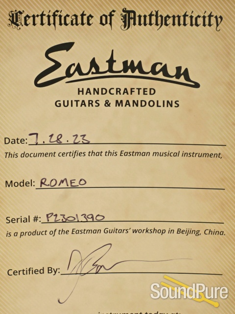 Eastman Romeo Semi-Hollow Electric Guitar #P2301390 — image 5