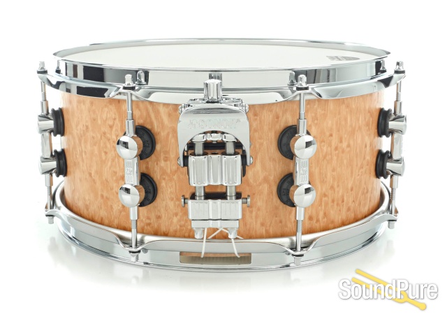 Sonor 6x13 SQ2 Thin Birch Snare Drum-Birdseye Amber — image 2