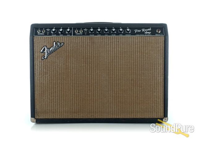 1967 Fender Pro Reverb Blackface Combo Amp #A08091- Used — image 1