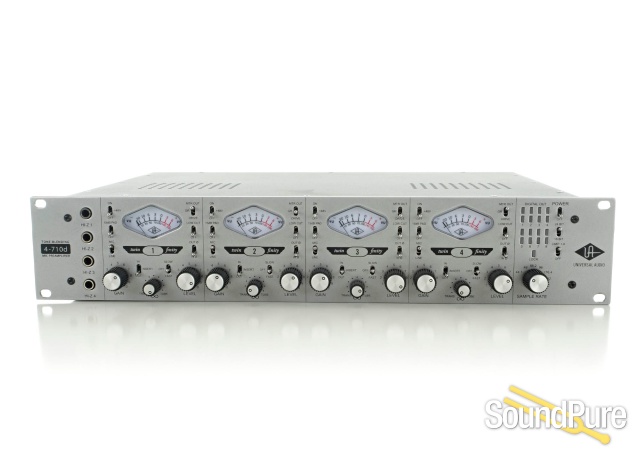 Universal Audio 4-710d Four-Channel Mic Preamp - Used — image 1