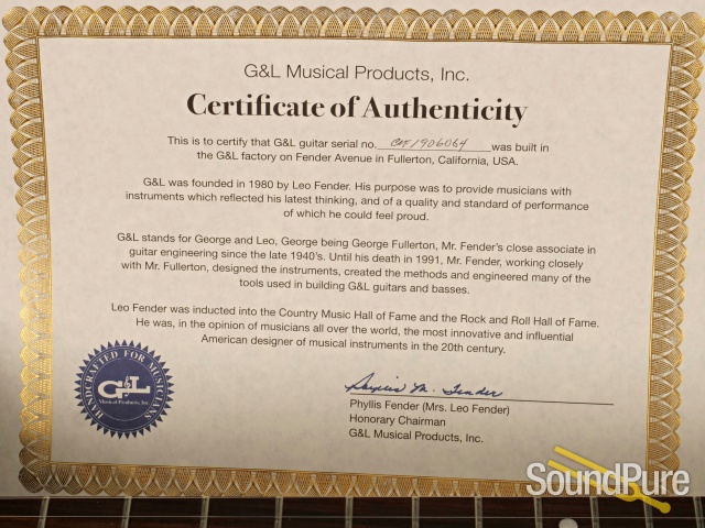 G&L Fullerton Deluxe Legacy Guitar #CLF1906064 - Used — image 4