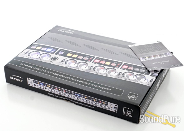 Audient ASP880 8 Channel Microphone Preamp & ADC - Used — image 2