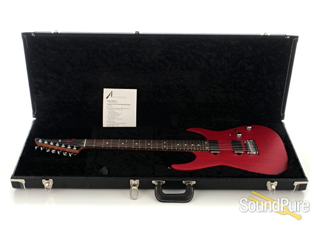 Anderson Angel Player 7 Satin Ferrari Red Guitar #08-25-23P — image 6