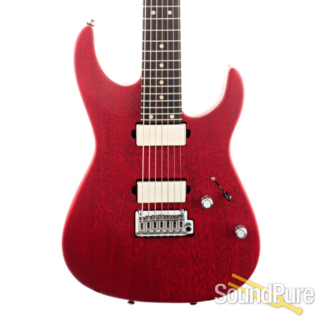 Anderson Angel Player 7 Satin Ferrari Red Guitar #08-25-23P — image 1