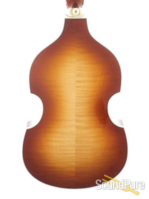Hofner Custom Shop 500/1 Violin Bass Euroburst Gold - Used — image 2