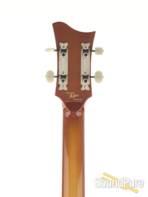 Hofner Custom Shop 500/1 Violin Bass Euroburst Gold - Used — image 3