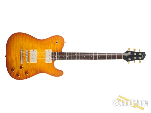 Tuttle Deluxe Iced Tea Nitro Electric Guitar #4 - Used — image 8