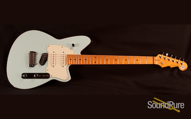 Reverend Six-Gun Chronic Blue Electric Guitar — image 11