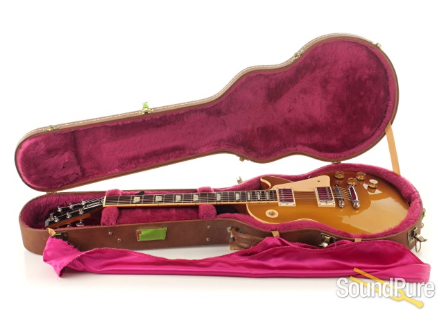 Gibson Les Paul Std Goldtop Electric Guitar #03001367 - Used — image 5