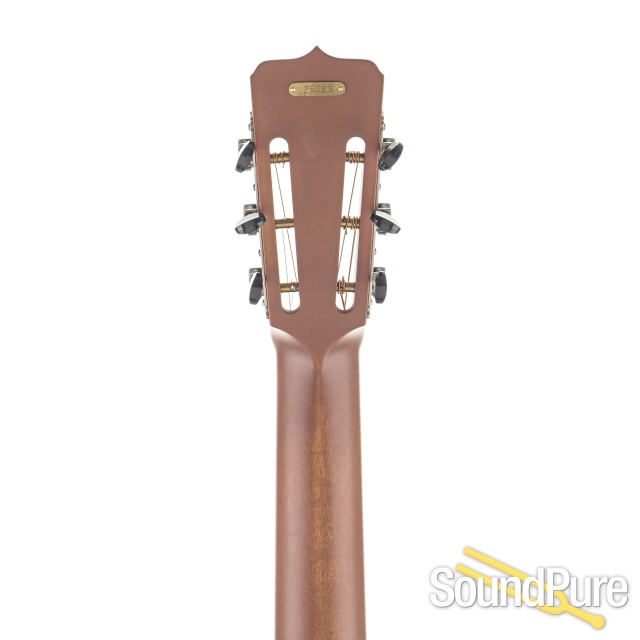 National Raw Brass Tricone 12 Fret Resonator Guitar #25063 — image 7