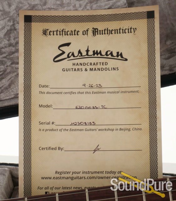 Eastman E20OOSS-TC Acoustic Guitar #M2308153 — image 5