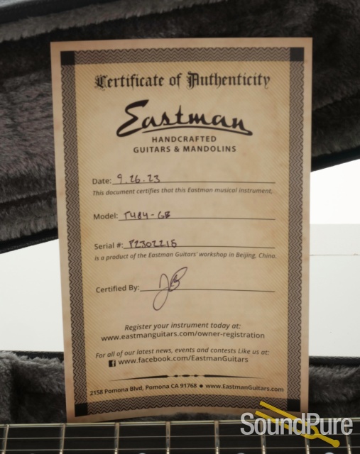 Eastman T484-GB Semi-Hollow Electric Guitar #P2302215 — image 5