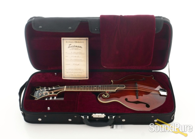 Eastman MD815 Addy/Flame Maple F-Style Mandolin #N2303335 — image 5