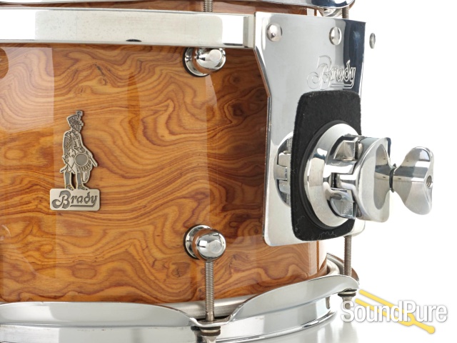 Brady 5pc Marri Ply Drum Set-Swamp Banksia Gloss- Used — image 6