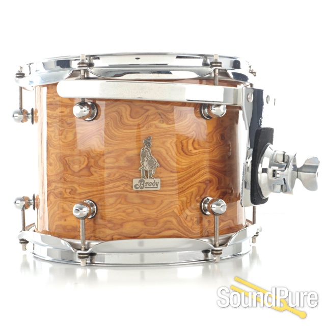 Brady 5pc Marri Ply Drum Set-Swamp Banksia Gloss- Used — image 7