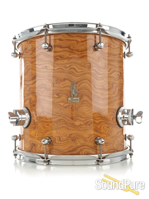 Brady 5pc Marri Ply Drum Set-Swamp Banksia Gloss- Used — image 8