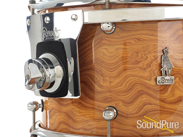 Brady 5pc Marri Ply Drum Set-Swamp Banksia Gloss- Used — image 9
