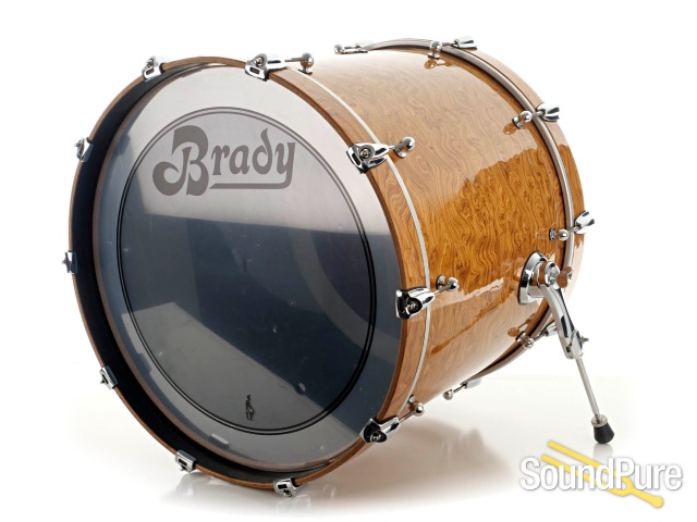 Brady 5pc Marri Ply Drum Set-Swamp Banksia Gloss- Used — image 12