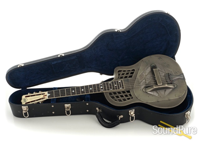 National German Silver Patina Resonator #23215 - Used — image 4