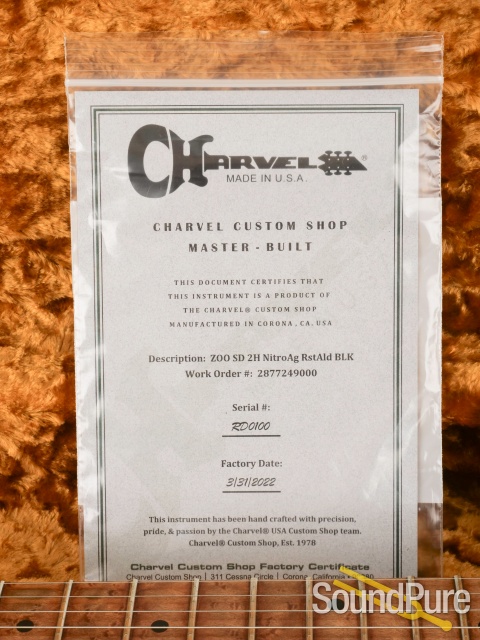 Charvel Z00 SD 2H Master Built Guitar #RD0100 - Used — image 4