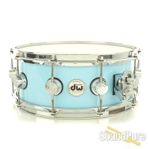 DW 6x14 Collectors Maple Mahogany Snare Light Blue - Used DW 6x14 Collectors Maple Mahogany Snare Light Blue - Used