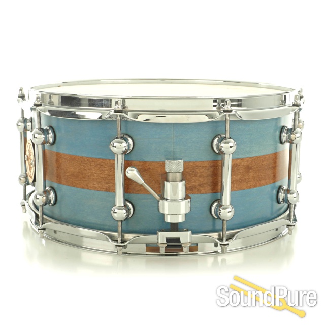 Anchor Drums 6.5x14 Galleon Maple/Mahogany Snare Drum - Used — image 2